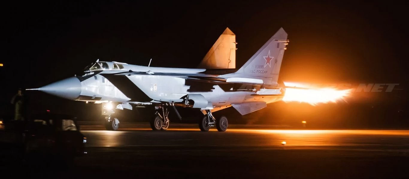 Ρωσία: Πέταξαν MiG-31 με αποστολή καταστροφής εχθρικών βλημάτων cruise (βίντεο)
